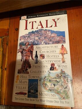 DK Italy trip Travel Guide book hotel Illustrated photos vacation Architecture